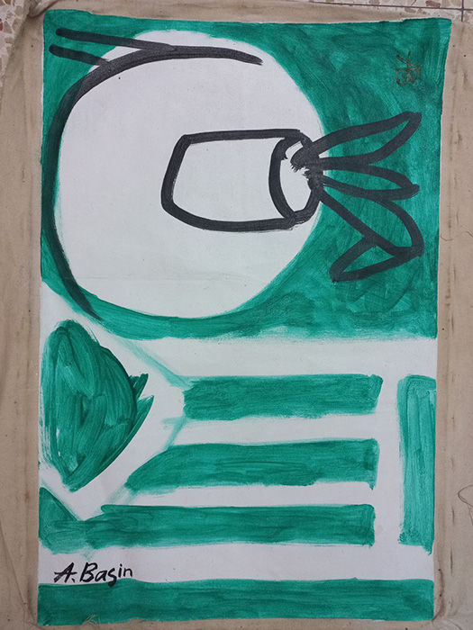 Acrylic on paper